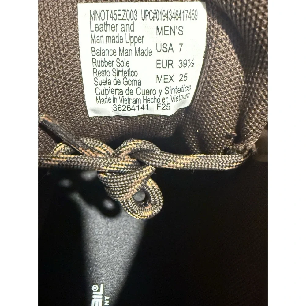 Mens Work Boot Size 7 Ozark Trail Leather Work Hiking Boot Brown